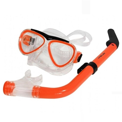 Kit de Mergulho Poker: Tinos com Snorkel + Máscara - Infantil - Foto 1