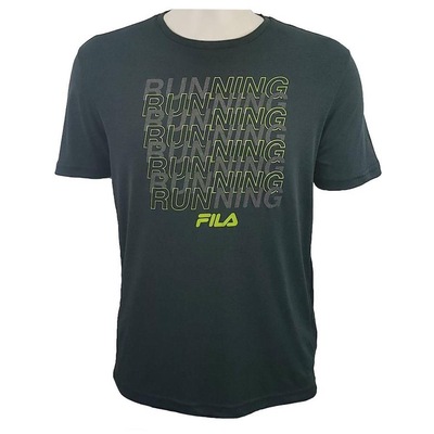 Camiseta Fila Run Pa Print Poliamida - Masculina - Foto 1