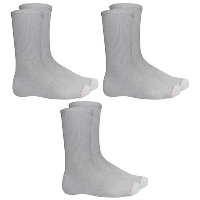 Kit Meias Hanes Cano Médio 5184 - 3 Pares - 37 a 44 - Unissex - Foto 1