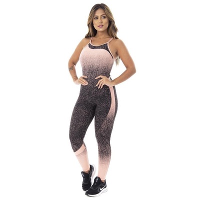 Macacão Orbis Fitness Poliamida com Bojo Detalhe Trançado Costas - Feminino - Foto 2
