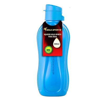 Garrafa Squeeze Gold Sports Resistente - 900ml - Foto 2