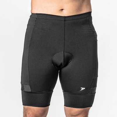 Bermuda de Ciclismo com Gel Poker Max Comfort - Masculina - Foto 1