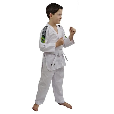 Kimono do Bok Taekwondo Shinai Start com Faixa - Infantil - Foto 2