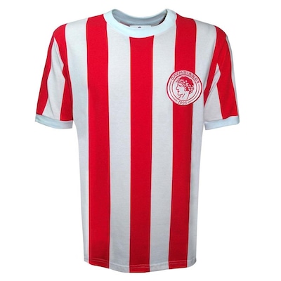 Camisa Liga Retrô Olympiacos 1970''s - Masculina - Foto 1