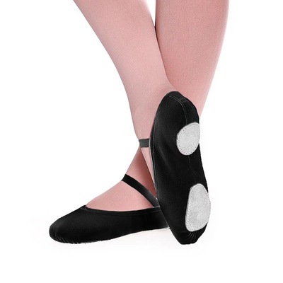 Sapatilha Só Dança Meia Ponta F-23 Lona para Ballet - Adulto - Foto 1