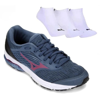 Kit Tênis Mizuno Dynasty 3 - Feminino + 3 Pares de Meias - Foto 1