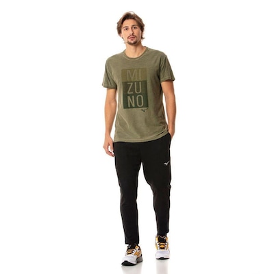 Calça Moletom Mizuno Slim - Masculina - Foto 4