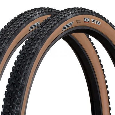 Kit de Pneus para Bicicleta Maxxis Ikon 29x2.20 EXO Tubeless Tanwall Fx - 2 unidades - Foto 1