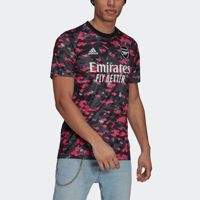 Camisa Pré-Jogo do Arsenal adidas - Masculina - Foto 3