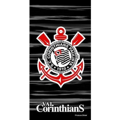 Toalha de Banho do Corinthians Buettner Oficial - Adulto - Foto 1