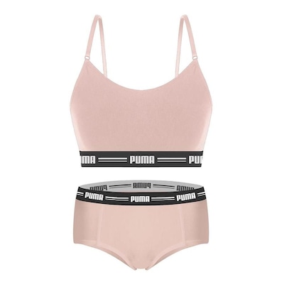 Kit Puma Top Modal Stretch + Calcinha Mini Boxer - Adulto - Foto 1