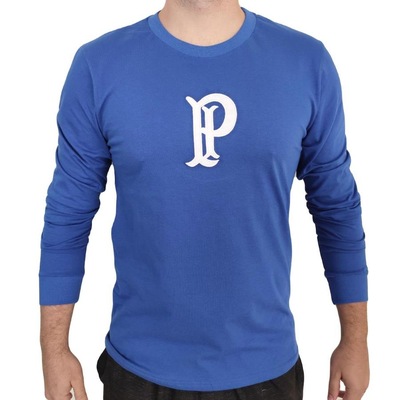 Camiseta Manga Longa do Palmeiras SPR Palestra Itália Retrô Oficial - Masculino - Foto 2