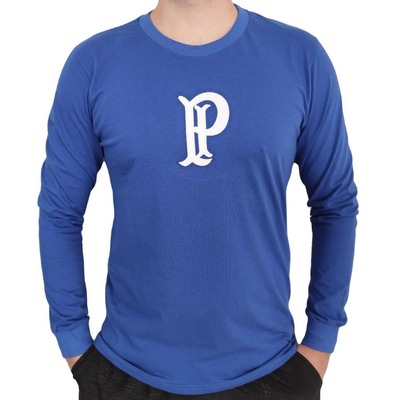 Camiseta Manga Longa do Palmeiras SPR Palestra Itália Retrô Oficial - Masculino - Foto 1