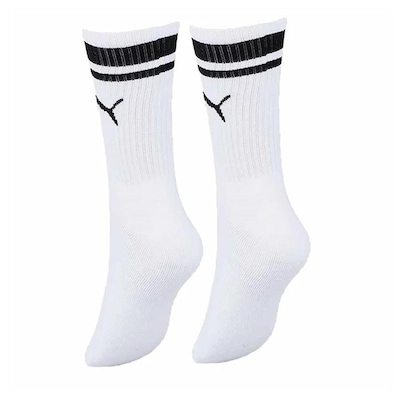 Meia Cano Longo Puma Esportiva  - Feminina - 2 Pares - Foto 2