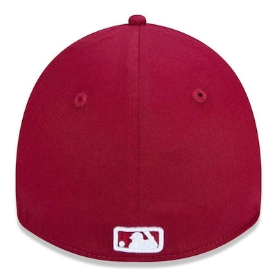 Boné Aba Curva New Era New York Yankees 3930 White on Cardinal MLB - Fechado - Adulto - Foto 2