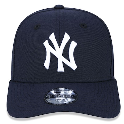 Boné Aba Curva New Era New York Yankees Kid 940 Pan Tonal - Ajustável - Infantil - Foto 3