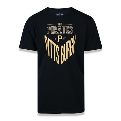 Camiseta New Era Pittsburgh Pirates MLB College Book - Masculina - Foto 1