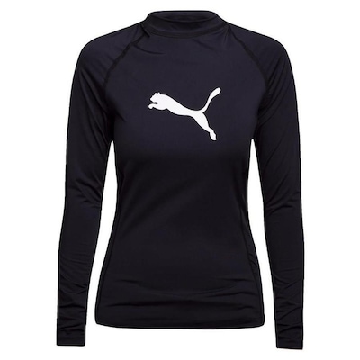 Camisa Térmica Puma Manga Longa com Proteção Uv50+ - Feminina - Foto 1