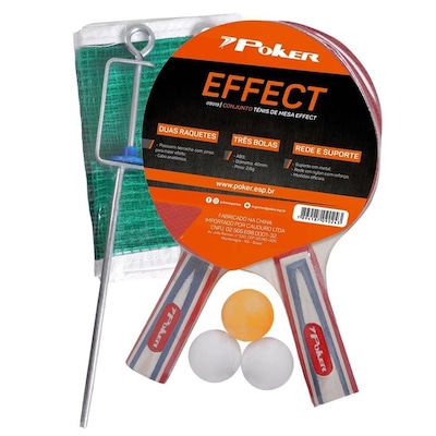 Kit Tênis de Mesa Poker Effect Sort - Foto 1