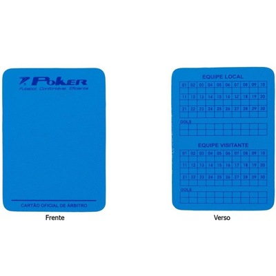 Kit de Cartões para Juiz de Futsal Poker - Foto 4