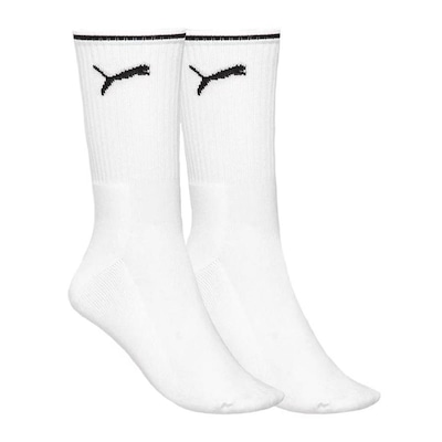 Kit Meias Puma Esportiva Cano Longo - 6 pares - Masculina - Foto 2