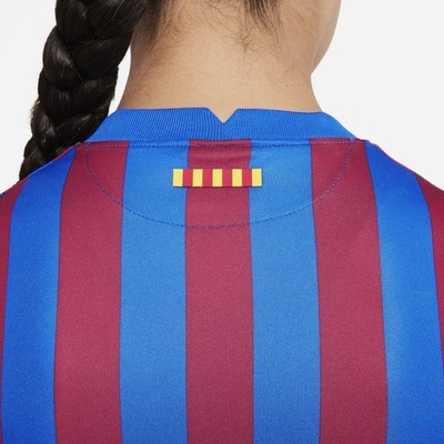 Camisa Barcelona Nike Torcedor Pro I 21/22 - Infantil - Foto 4