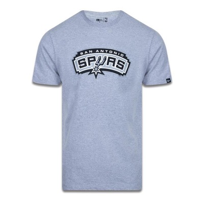 Camiseta New Era Plus Size Regular Manga Curta San Antonio Spurs Logo - Masculino - Foto 1