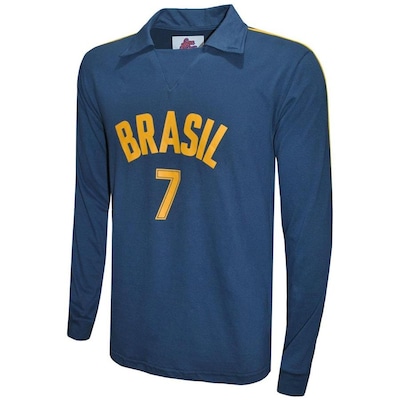 Camiseta Manga Longa Brasil Vôlei 1984 Liga Retrô - Masculina - Foto 2