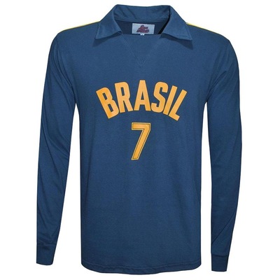 Camiseta Manga Longa Brasil Vôlei 1984 Liga Retrô - Masculina - Foto 1