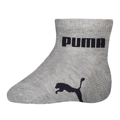 Meia Puma Bebê Cano Baixo - Infantil - 2 Pares - Foto 3