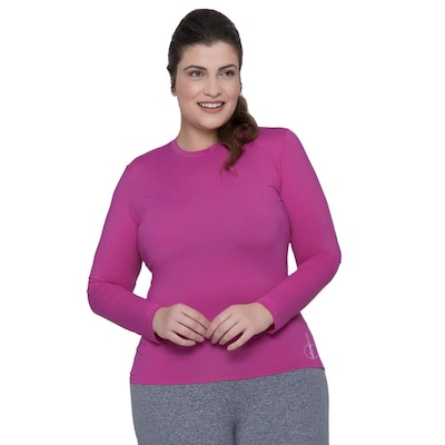 Camisa Térmica Plus Size Selene Proteção UV - Feminina - Foto 1