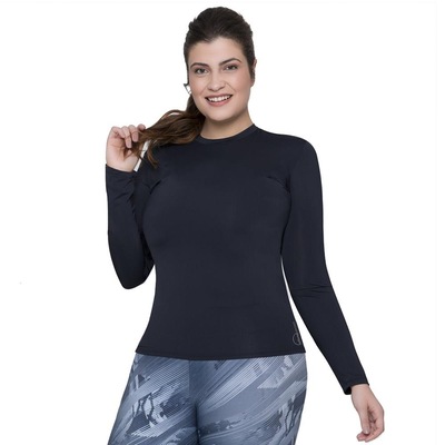 Camisa Térmica Plus Size Selene Proteção UV - Feminina - Foto 1