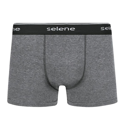 Kit de Cuecas Boxer Selene Algodão - 2 Unidades - Adulto - Foto 3