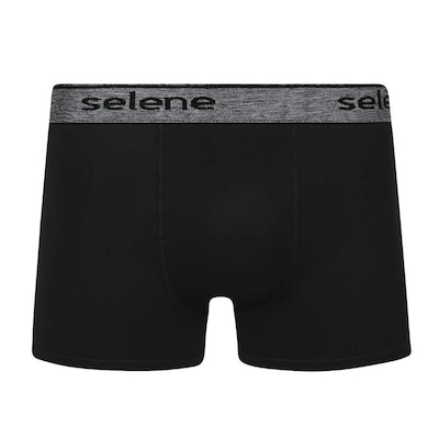Kit de Cuecas Boxer Selene Algodão - 2 Unidades - Adulto - Foto 1