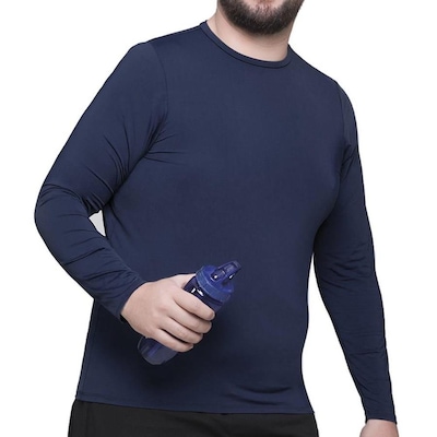 Camisa Térmica Selene Proteção UV Plus Size - Masculina - Foto 2