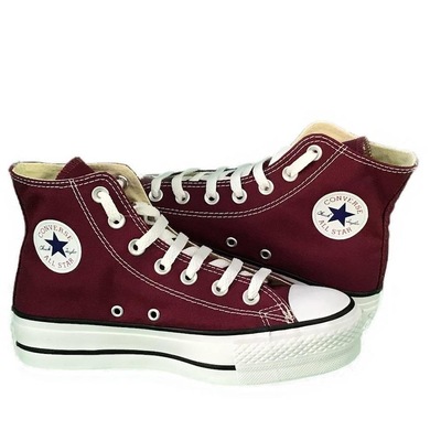 Tênis Cano Alto Converse All Star Chuck Taylor Cap Lift Plataforma - Feminino - Foto 4