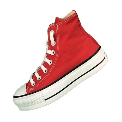 Tênis Cano Alto Converse All Star Chuck Taylor Cap Lift Plataforma - Feminino - Foto 2