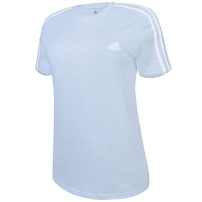 Camiseta adidas Essentials 3 Listras - Feminina - Foto 2