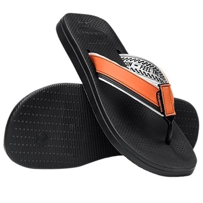 Chinelo Havaianas Urban Tech Masculino - Preto - Foto 3