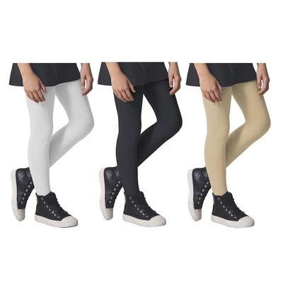 Kit Meia-Calças Selene Inverno Fio 80 - 3 pares - Infantil - Foto 1