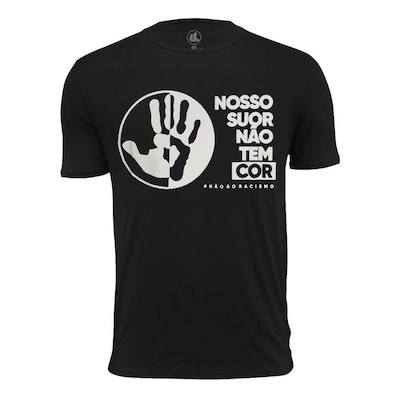 Camiseta Esporte Legal Não Ao Racismo - Masculina - Foto 1
