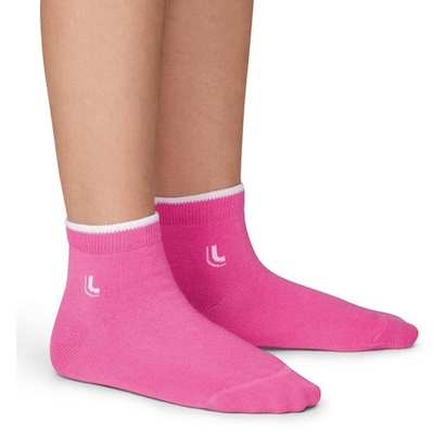 Meia Lupo Kids Cano Médio - 3 Pares - Infantil - Foto 2
