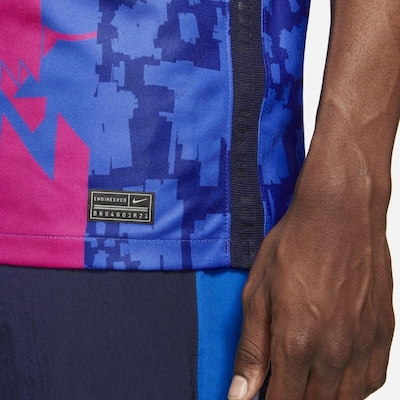 Camisa Barcelona Iii 21/22 Nike Stadium - Masculina - Foto 4