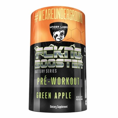 Fckng Booster Pré Treino em Pó Under Labz Sabores Vitaminas Força - 600g - Foto 1