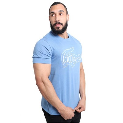 Camiseta Lacoste Básica Algodão Conforto Macia - Masculina - Foto 3