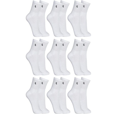 Kit de Meias Lupo Cano Médio Kit com 9 Pares - Masculina - Foto 1