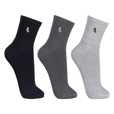 Kit de Meias Lupo Cano Médio Kit com 9 Pares - Masculina - Foto 2