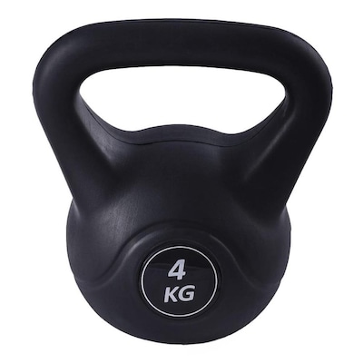 Kettlebell Ahead Sports Cimento Peso Academia - 4Kg - Foto 1
