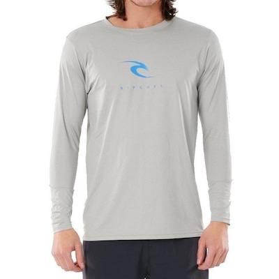 Camiseta Rip Curl Manga Longa Surf Icons - Masculina - Foto 1