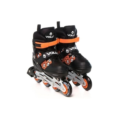 Patins In Line Ajustável Vollo 4 Rodas Abec5 - Adulto - Foto 1